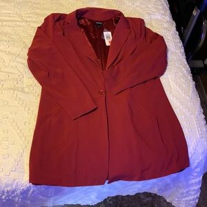 NWT Torrid Dark Red Women’s blazer